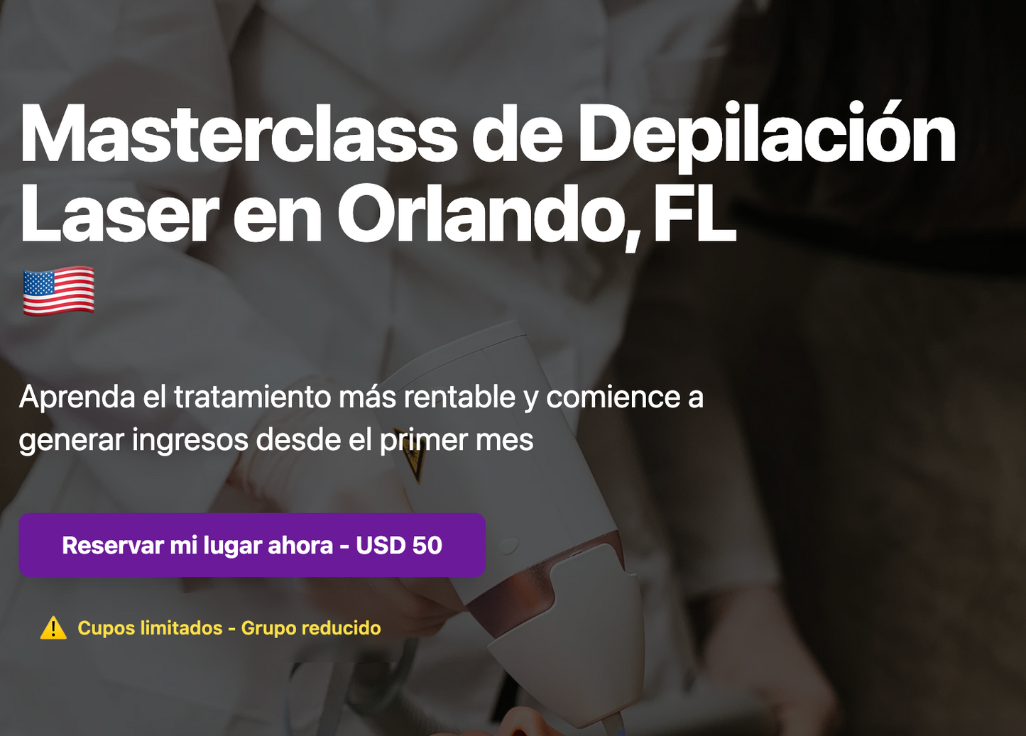 Masterclass de Depilación Laser en Orlando, FL