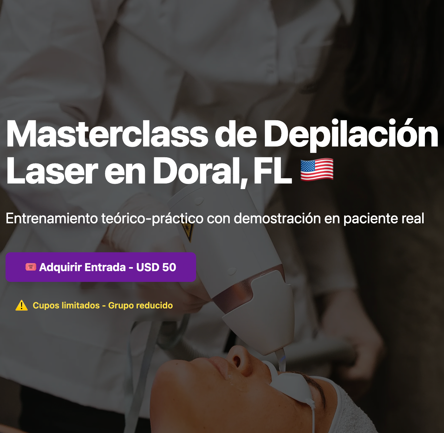 Masterclass de Depilación Laser en Doral, FL