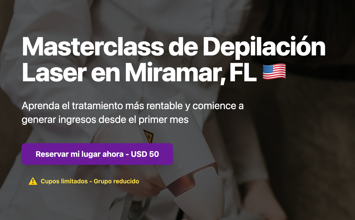 Masterclass de Depilación Laser en Miramar, FL